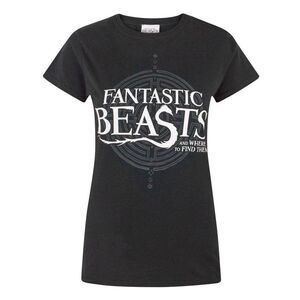 Fantastic Beasts And Where To Find Them Womens/Ladies Logo T-Shirt / Black